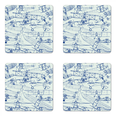 Square 4 Piece Coaster Set