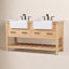 Ensemble de meuble-lavabo double 60 po Pelaghia-57367818