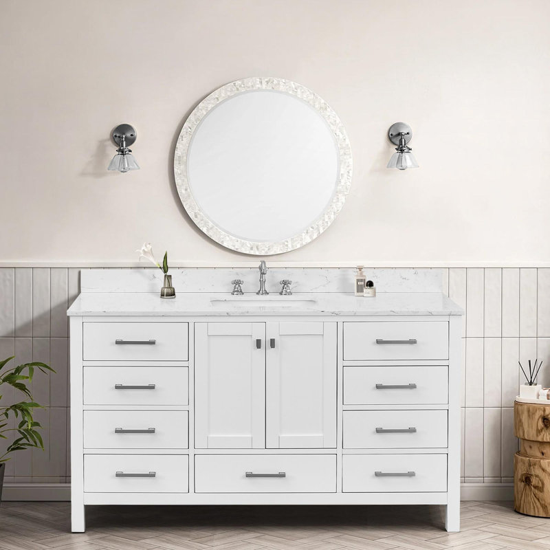 Meuble-lavabo simple 60 po avec lavabo