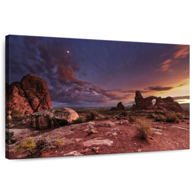 Alvord Arches National Park Sunset