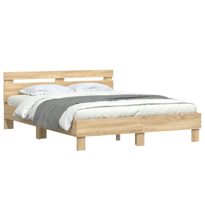 Ninabelle Bed, Sonoma Oak, Double ( 140 x 200 cm)