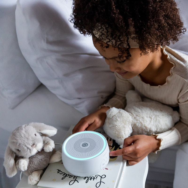 White Rechargeable Multi-Sound Machine with Night Light