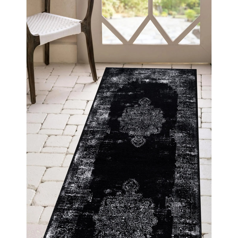 Tapis Koressa avec envers antidérapant, Tapis de couloir 2 pi 2 po x 7 pi
