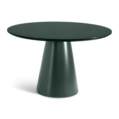 Modern Brazilian Mona Glass Top Round Dining Table