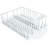 Classic Large Rust Resistant Full Dishrack With Removable 3 Compartment Flatware Caddy, Andlged Drain Board, 3-Piece-932266000