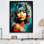 Turquoise Turner III - Portrait, reproduction d'art mural_105867