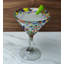 Verres à margarita mexicains soufflés à la main - 12 oz Martini Style - Confetti Rock