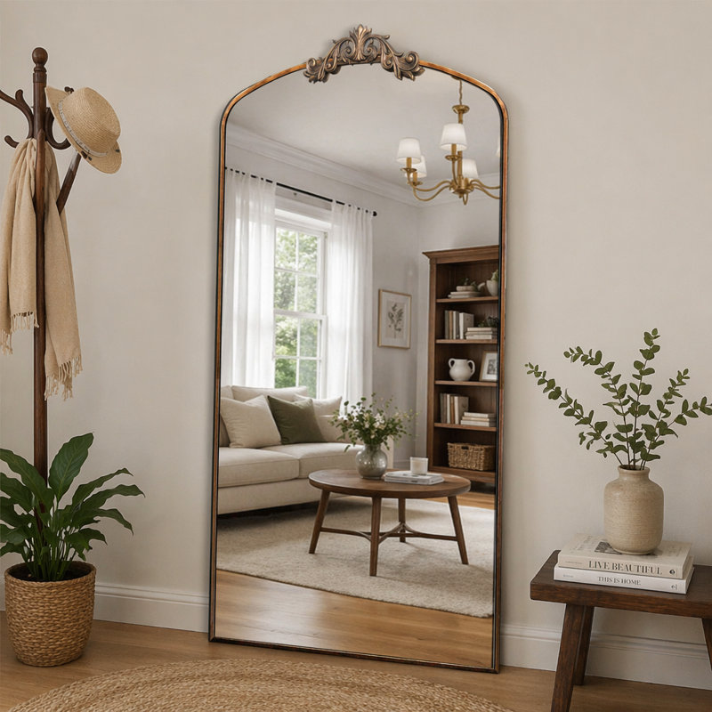Metal Framed Full Length Mirror