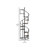 Sheldon 69" H Manufactured Wood Spiral Bookcase-1052869261