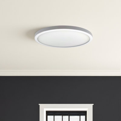 9 in.Round 17-Watt 3000K LED Flush Mount Light, 1400 Lumens