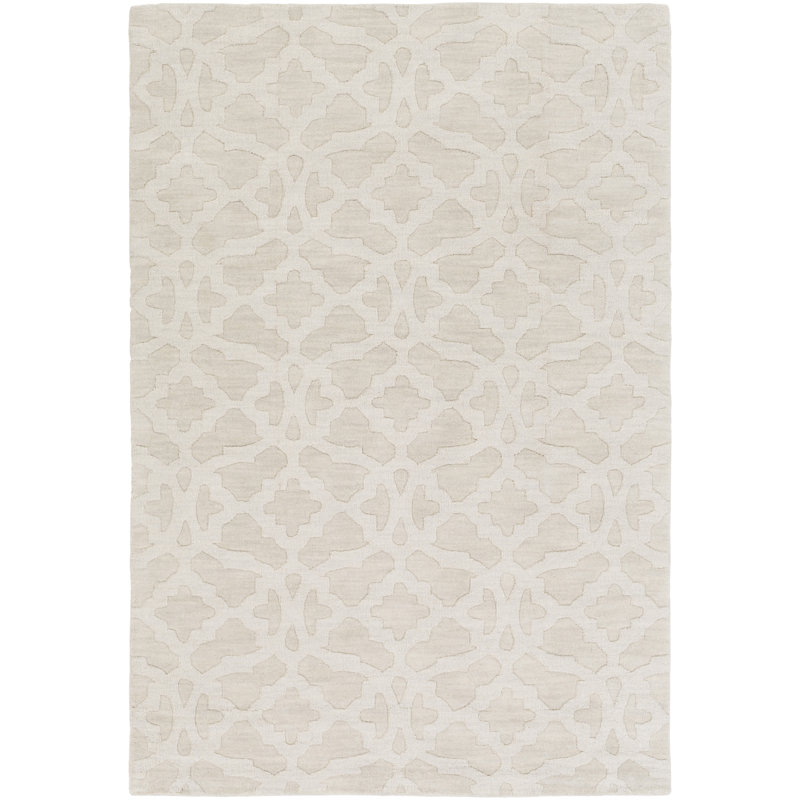 Elkmont Wool Geometric Indoor Rug, Rectangle 2' x 3'