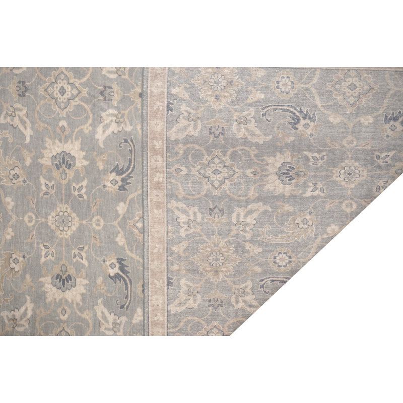 Rectangle Hand Knotted Wool Area Rug