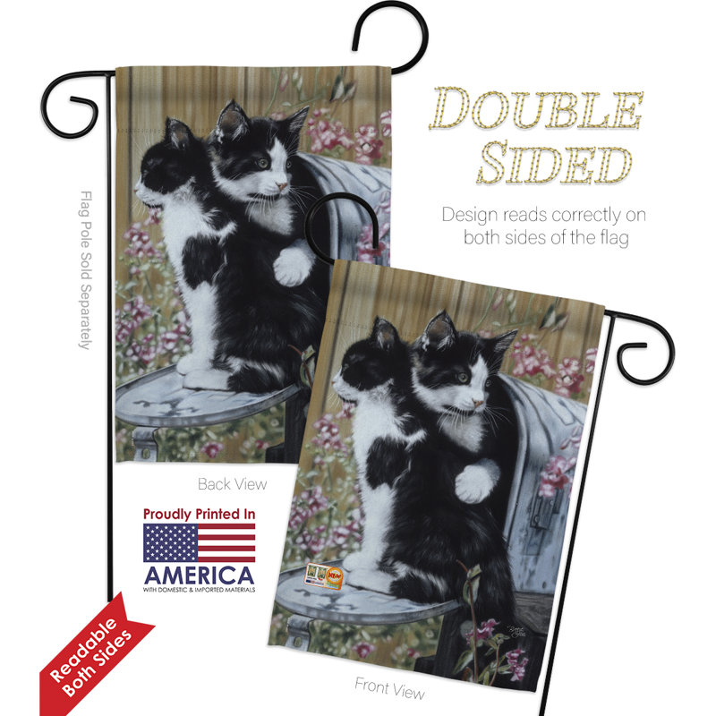 Double Sided 18.5'' H x 13'' W Polyester Flag Set