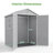 6 Ft. X 4.5 Ft. Resin Outdoor Storage Shed with Floor and Window