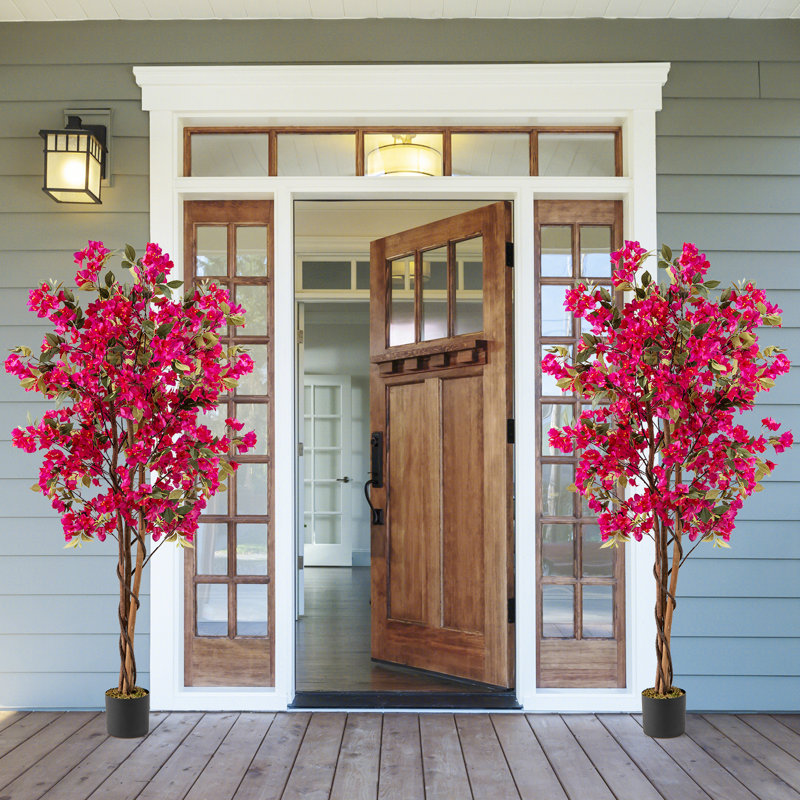 Bougainvillée artificiel 6 pi avec 610 fleurs, 1