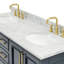 Ensemble de meuble-lavabo double avec dessus Abita 61-93359416
