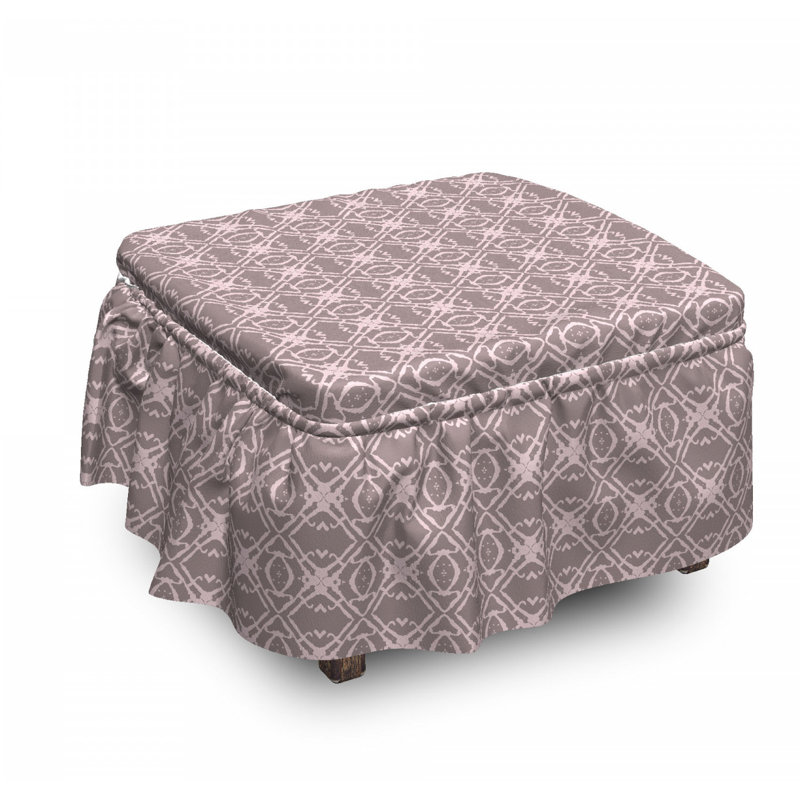 Box Cushion Ottoman Slipcover