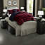 Ensemble de literie Cozy King, édredon en sherpa moelleux hypoallergénique, style chalet