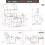 Fauteuil inclinable électrique à deux moteurs avec massage et chaleur, position infinie-558274007