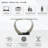 48'' Glass Top Console Table