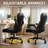 High Back Ergonomic Executive Chair with Headrest-106803590
