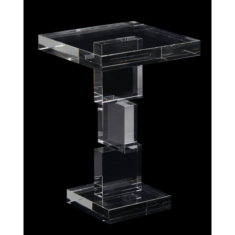 Table martini en cristal