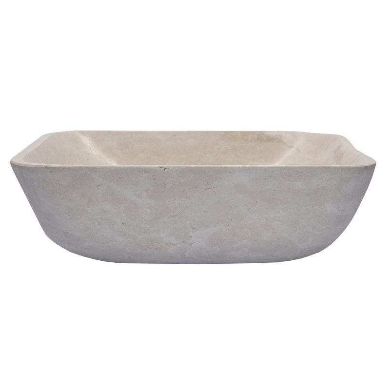 Eden Bath 15.75'' Stone Square Bathroom Sink