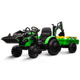 24V 3 In 1 Kids Ride On Tractor, Excavator & Bulldozer