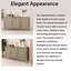 Buffet 60 pouces en bois avec tablettes réglables-117531138