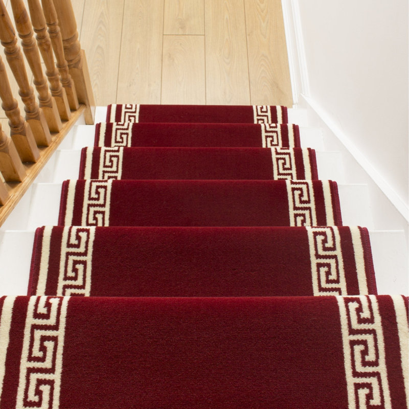Stair Runner Geometric Area Rug, Runner 100 x 600 cm