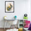«Rabbit with Buttercup Flowers», art mural sur toile par Fab Funky-1704119247-1701732406