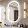 Oval LED Wall Mirror