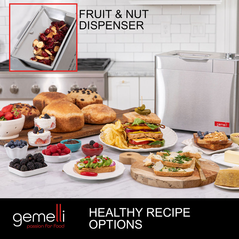 Gemelli 2 Lbs Bread Maker