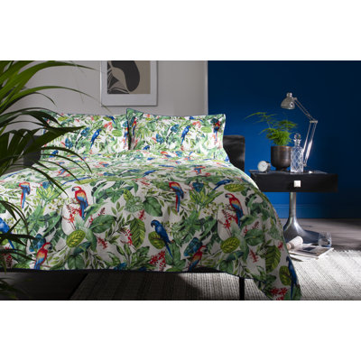 Cotton No Pattern Duvet Cover Set with Pillowcases Included