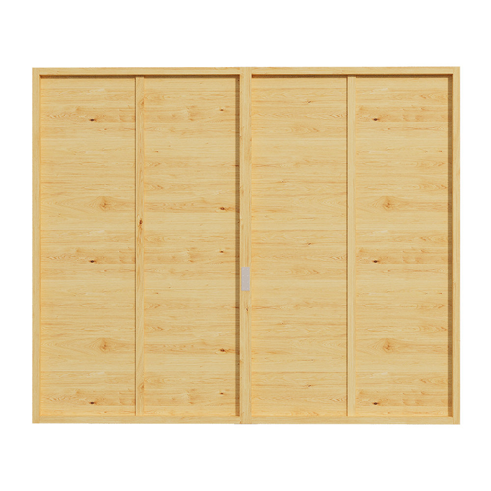150cm H x 180cm W Solid Wood Fence Panels Included