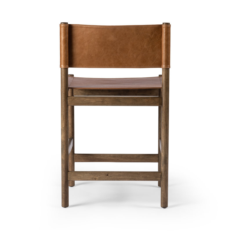 Kena Stool-Sonoma Black-Counter, Counter Stool (26.5" Seat Height), Butterscotch, Camel