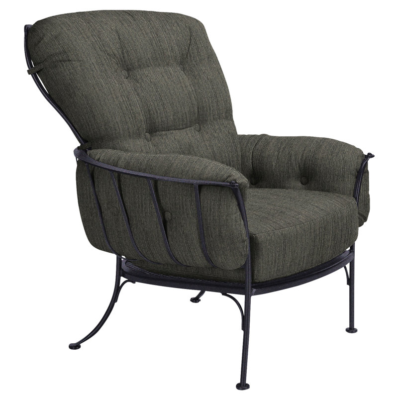 Monterra Outdoor Lounge Chair, Graphite, Flagship Stone Sunbrella®