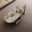 Table basse moderne simple ovale-110455608