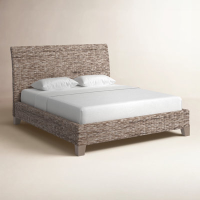 Lizzie Woven Sleigh Bed