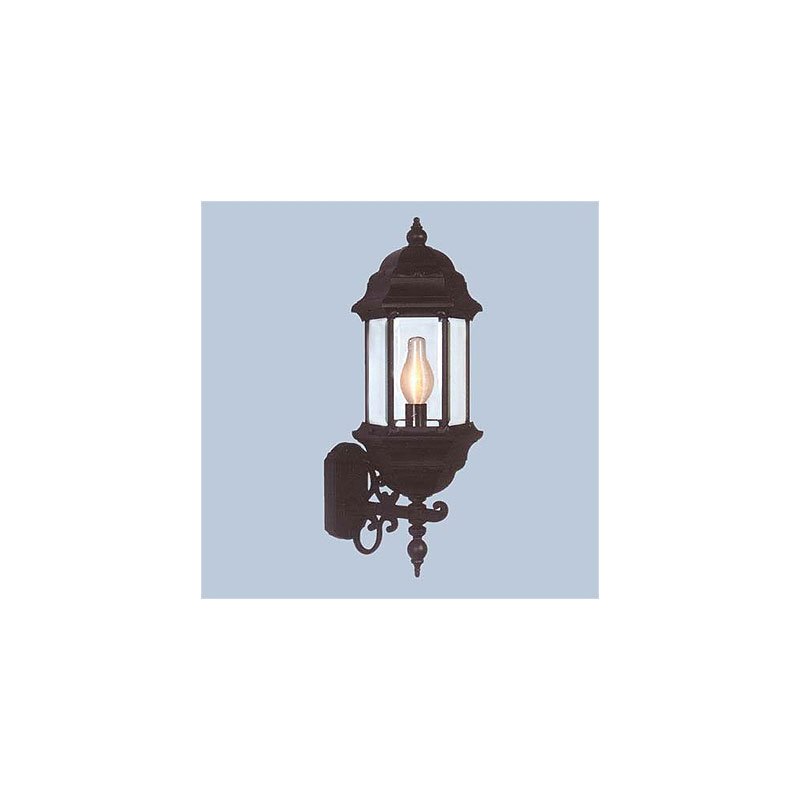 Boulevard Wall Light, Black, 25.5"H x 9"W