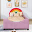 Lit plateforme simple tapissier avec clôture et tête de lit