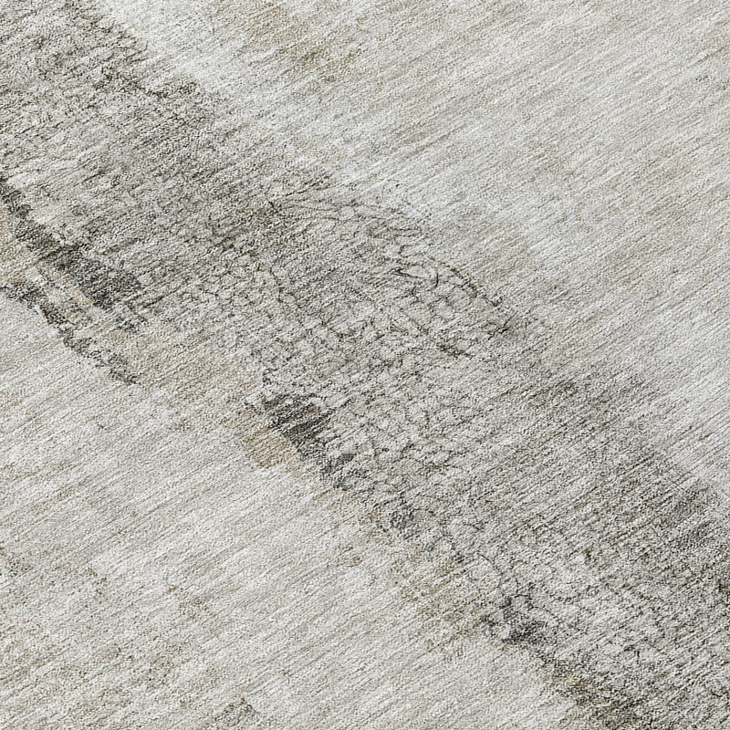 Alfonzo Abstract Indoor / Outdoor Rug, Round 8'