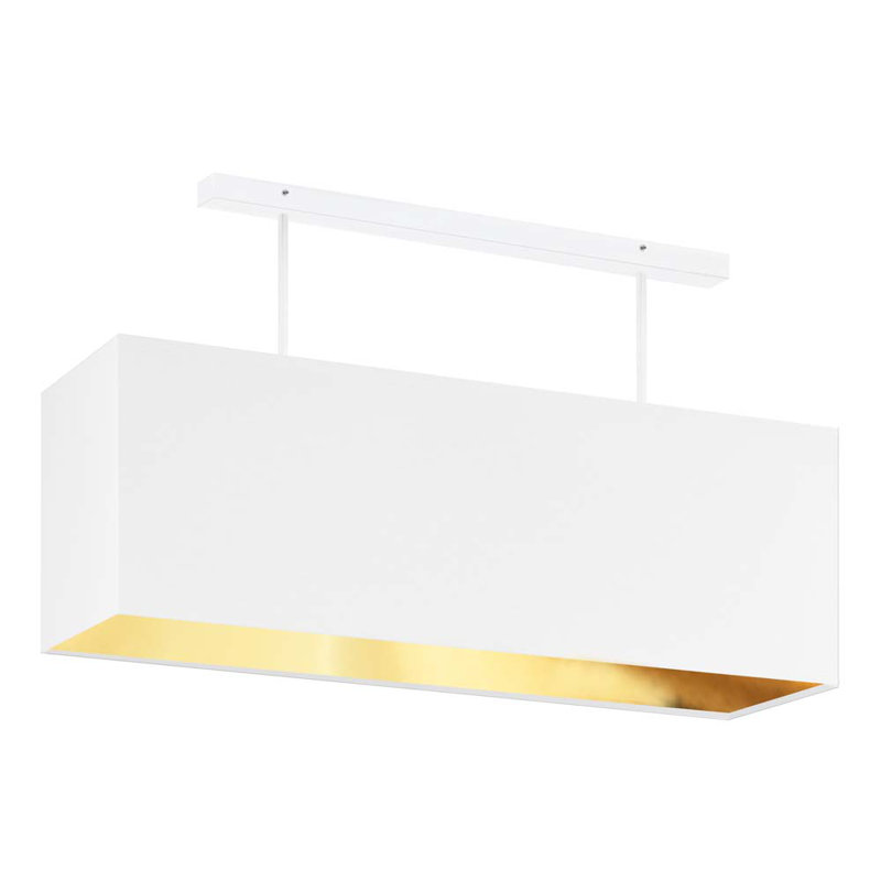 Genett 2 - Light Kitchen Island Pendant, White, White