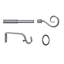 Basic Hook Curtain Pole Set-671694097