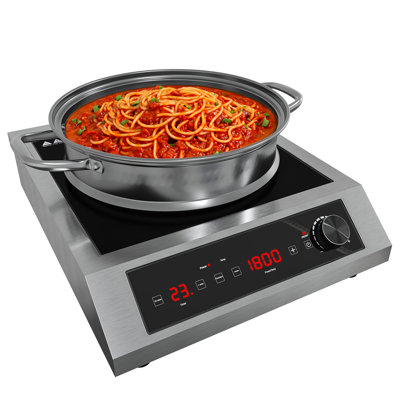 1800W Commercial Electric Induction Cooktop
