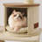 5 Tiers Cat Tree with Condons,Perch,Scratching Posts