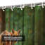 Rideau de douche avec 12 crochets Fox Forest-957755304