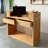 46.85" Brown Standard Solid Wood Reception Desk