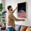 Earth in Dreamscape Surrealism - Wrapped Canvas-1180746785-1180746795