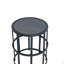 Table d'appoint en céramique et fer résistante aux intempéries | Idée de cadeau